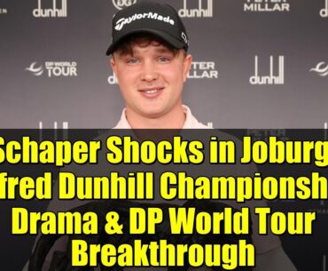 Schaper Shocks in Joburg: Alfred Dunhill Championship Drama & DP World Tour Breakthrough