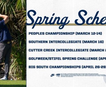 Bucs Unveil 2026 Men’s Golf Spring Schedule