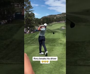 Rory Breaks His Driver 🤯⛳