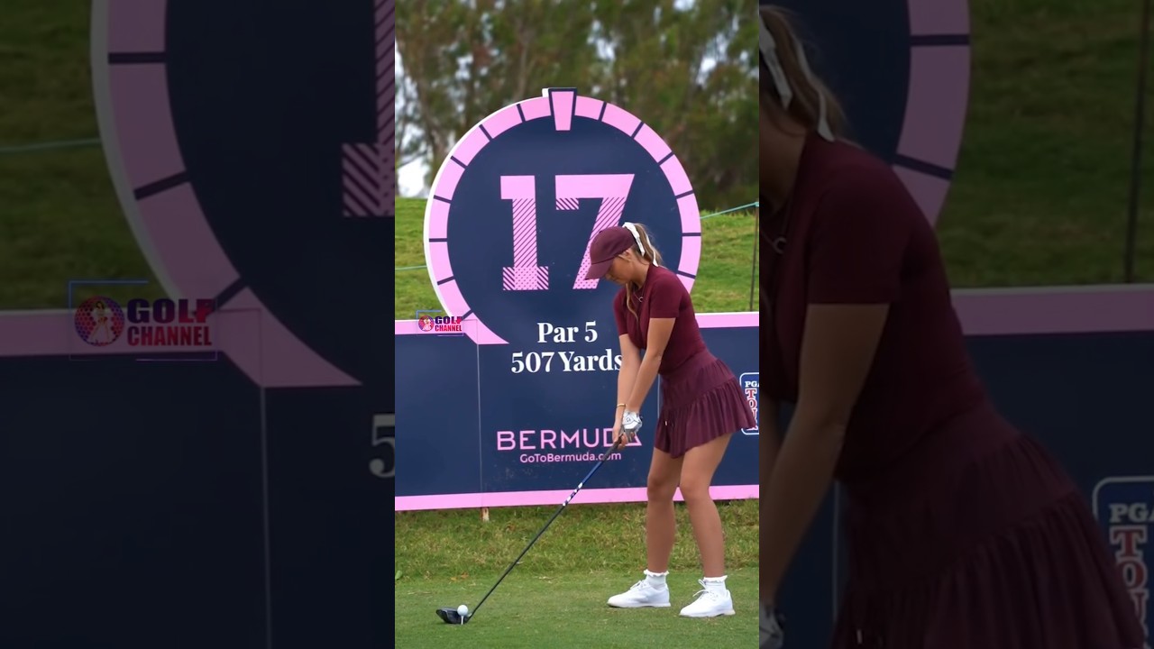 Amazing Golf Swing you need to see | Golf Girl awesome swing | Golf shorts | Sara Michelle Winter Amazing Golf Swing you need to see | Golf Girl awesome swing | Golf shorts | Sara Michelle Winter