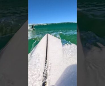 DUCK DIVING A SURFER!!! (Close Call)
