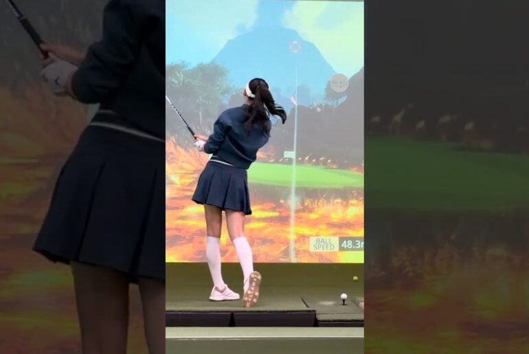 활화산 폭발 버디🔥😍 | KLPGA 윤규미(Kyumi Yun) #응원릴레이 #윤규미2025