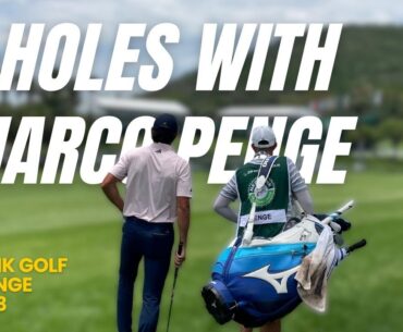 9 holes with Marco Penge.