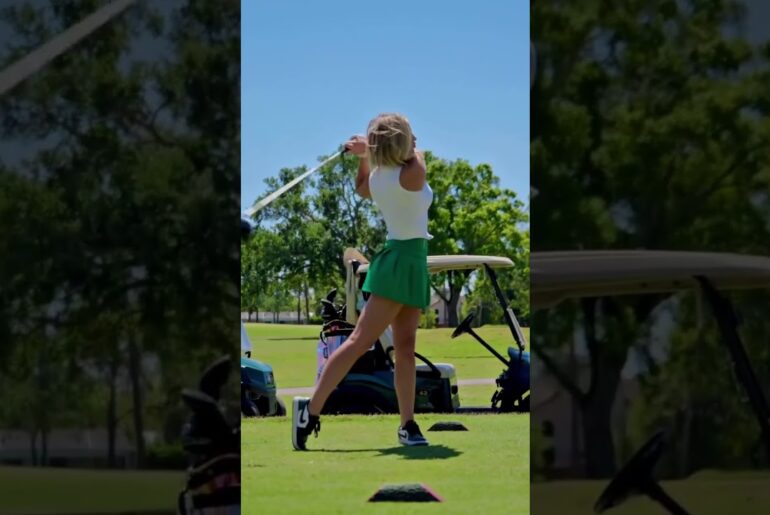 My favorite sound😌🏌🏼‍♀️ #golfbabe #golf #golfer #golflife #golfbabes