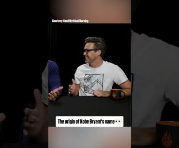 Kobe Bryant tells the story of how he was named 😅 (via @GoodMythicalMorning)