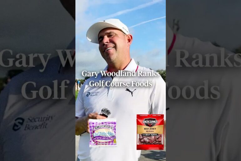 Gary Woodland ranks golf course foods. 🌭