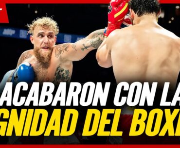 ASÍ fue la POLÉMICA PELEA de JULIO CÉSAR CHÁVEZ JR vs JAKE PAUL en ANAHEIM