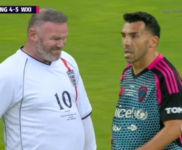 EVEN AT 130KG, ROONEY & TEVEZ PUT ON A MASTERCLASS AT SOCCER AID 2025