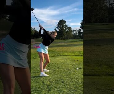 Amazing Golf Swing you need to see | Golf Girl awesome swing | Golf shorts | Alyson Morris