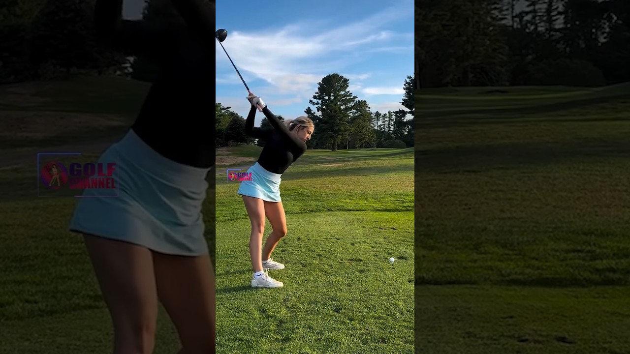 Amazing Golf Swing you need to see | Golf Girl awesome swing | Golf shorts | Alyson Morris Amazing Golf Swing you need to see | Golf Girl awesome swing | Golf shorts | Alyson Morris