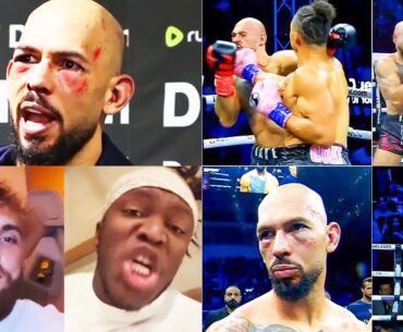 Fighters REACT to Andrew Tate vs Chase Demoor FULL FIGHT HIGHLIGHTS (Misfits Mania Boxing)