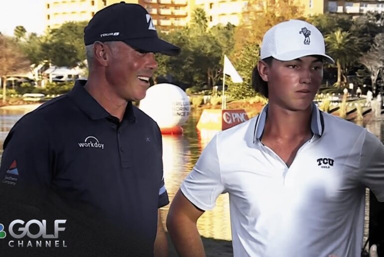 Matt Kuchar: It is 'fun to sit back and watch' son Cameron at PNC Championship | Golf Channel
