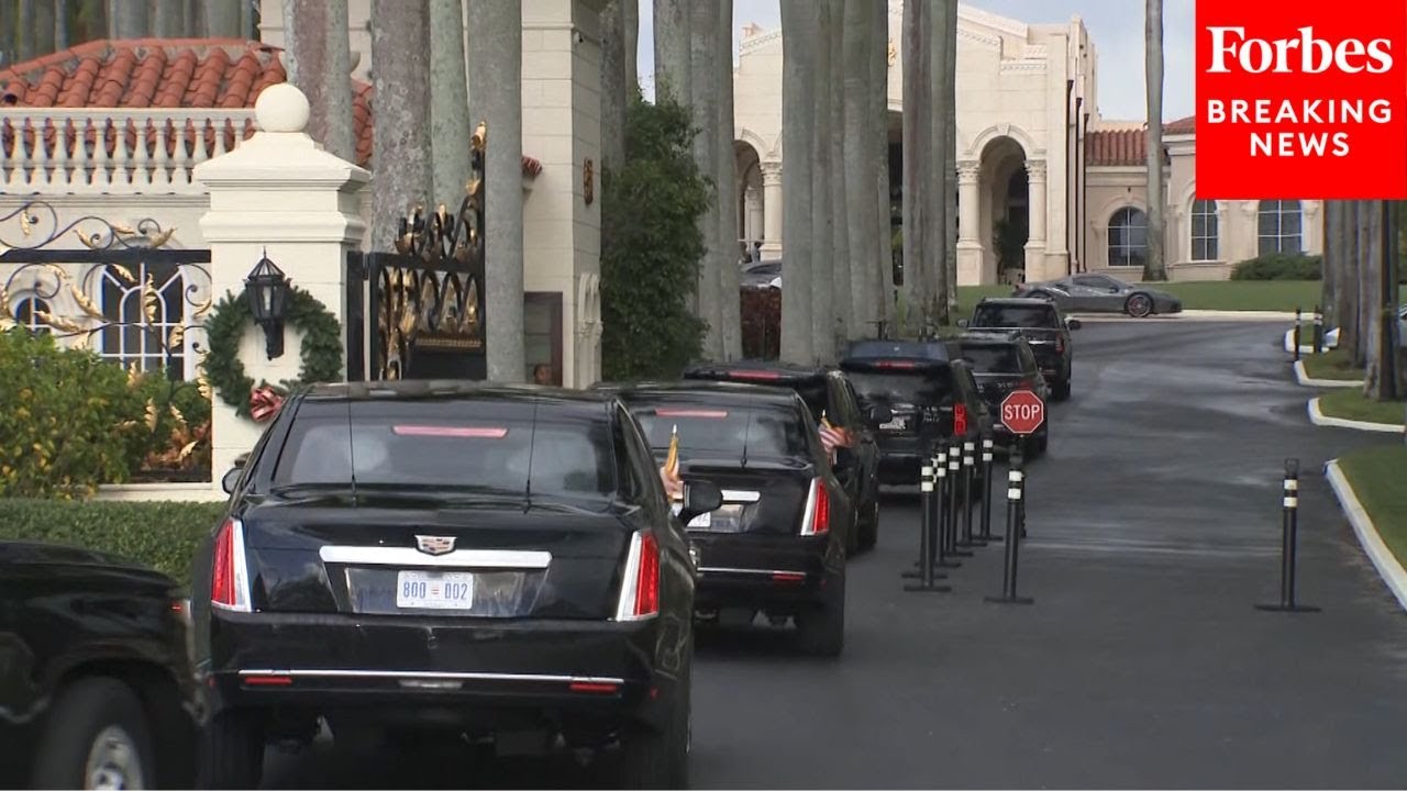 JUST IN: President Trump Arrives At Trump Int’l Golf Club In West Palm Beach, Florida JUST IN: President Trump Arrives At Trump Int'l Golf Club In West Palm Beach, Florida