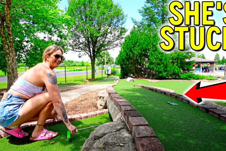 We Found a Surprisingly Tricky Mini Golf Course!