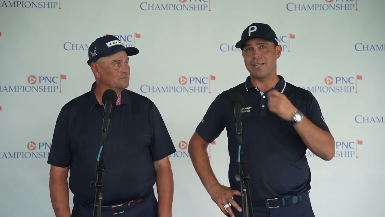 Gary Woodland gets emotional talking health + first PNC with his dad (Press Conference) Gary Woodland gets emotional talking health + first PNC with his dad (Press Conference)