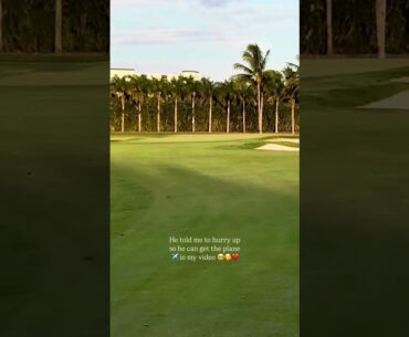 He’s the best 😆❤️ . #golfcouple #golfswings #golfing #golfbabes #golfgirls #golfinglife