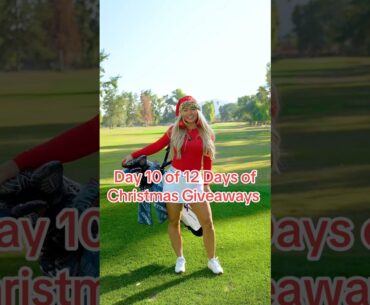 Day 10 of 12 Days of Christmas Giveaways! Check my IG for details! #golf #giveaway #christmas
