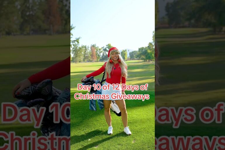 Day 10 of 12 Days of Christmas Giveaways! Check my IG for details! #golf #giveaway #christmas