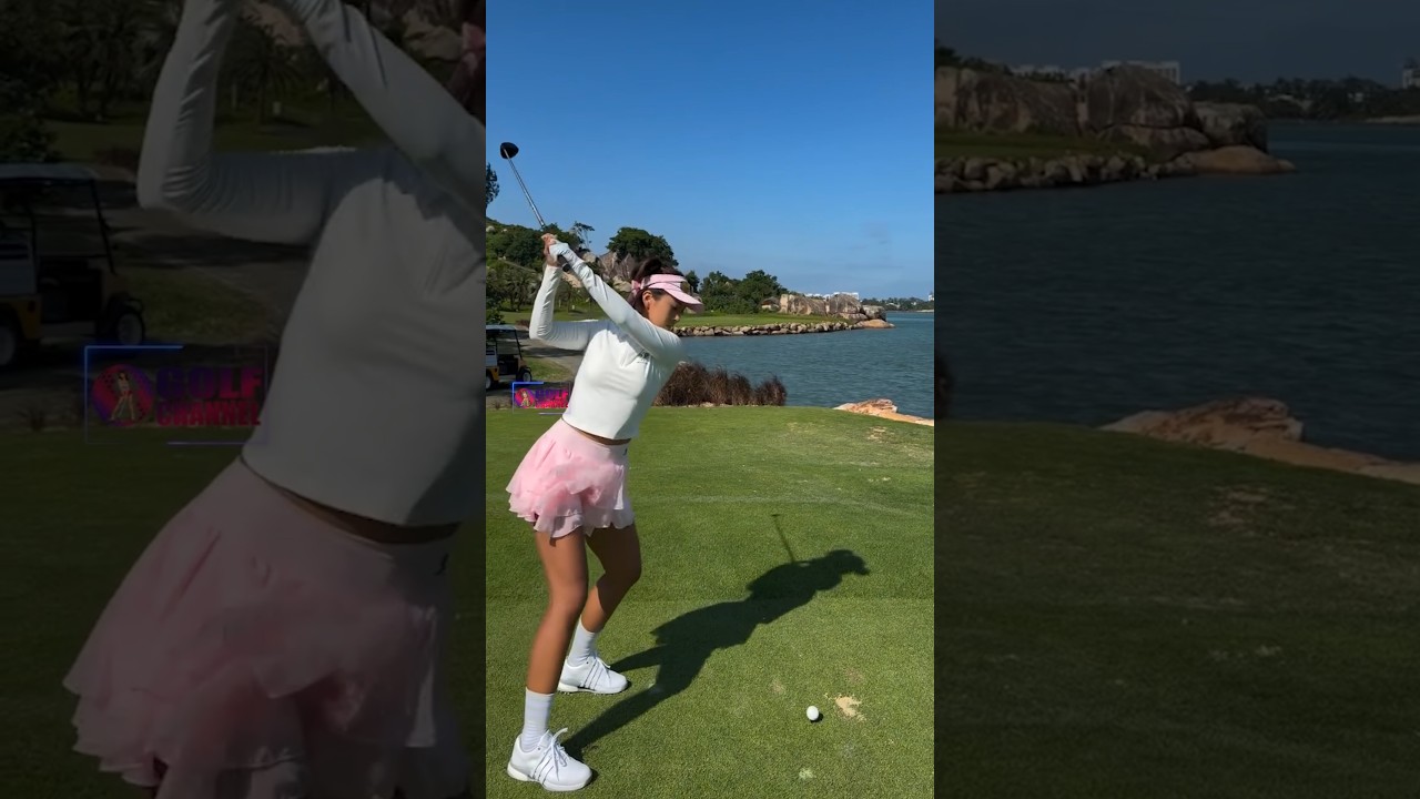 Amazing Golf Swing you need to see | Golf Girl awesome swing | Golf shorts | Dani Sun Amazing Golf Swing you need to see | Golf Girl awesome swing | Golf shorts | Dani Sun