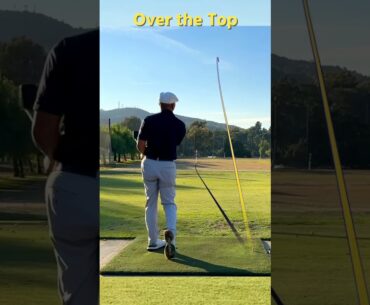 I swing Over the Top from an inside position. #OTT #MiracleSwing #golf #golftips
