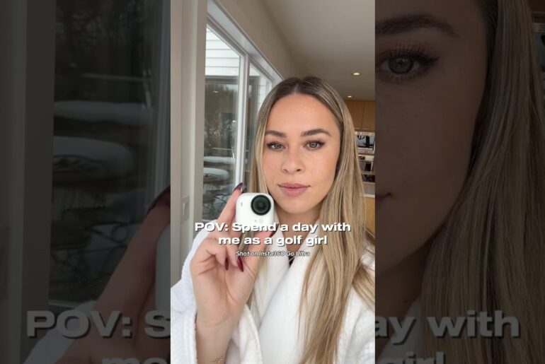 Spend a day with me as a golf girl with @insta360  GO Ultra...#Insta360 #Insta360GoUltra #golfgirl