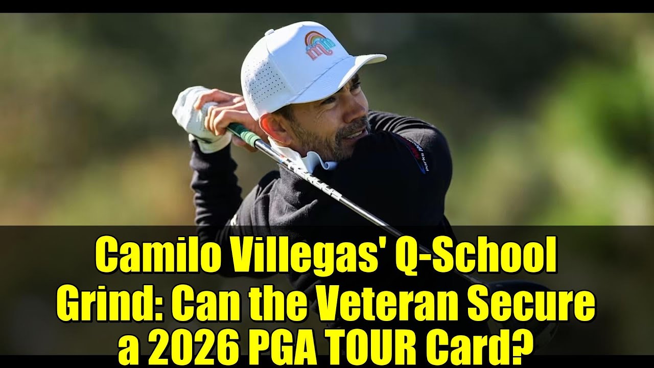 Camilo Villegas’ Q-School Grind: Can the Veteran Secure a 2026 PGA TOUR Card? Camilo Villegas' Q-School Grind: Can the Veteran Secure a 2026 PGA TOUR Card?