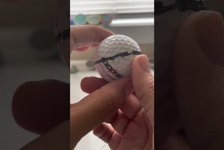 Shocked at what I found inside these golf balls