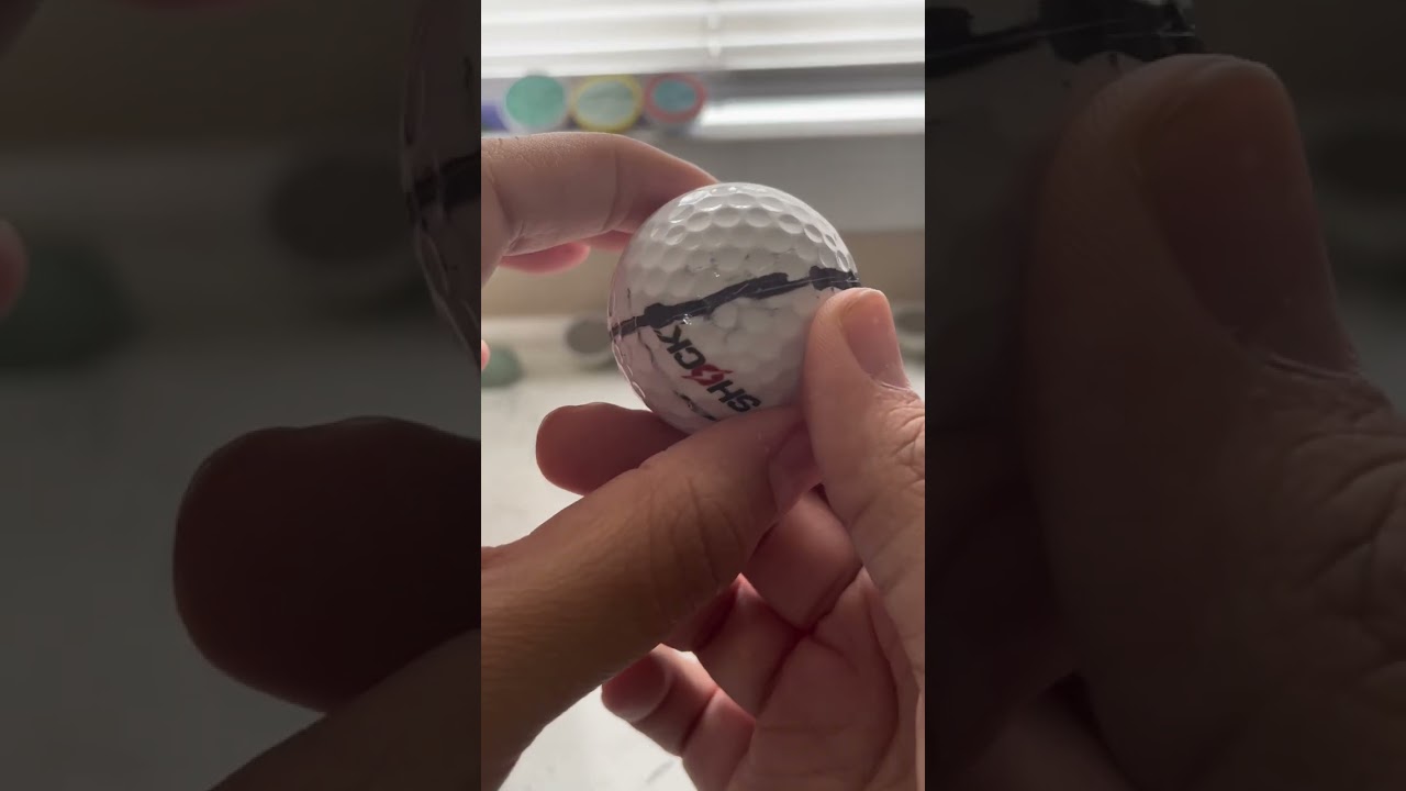 Shocked at what I found inside these golf balls Shocked at what I found inside these golf balls
