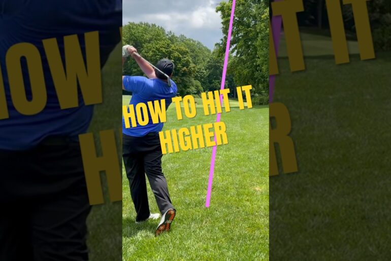 HOW to Hit a HIGH Golf Shot OVER TREES ⛳️🔥 (Persimmon Ridge)