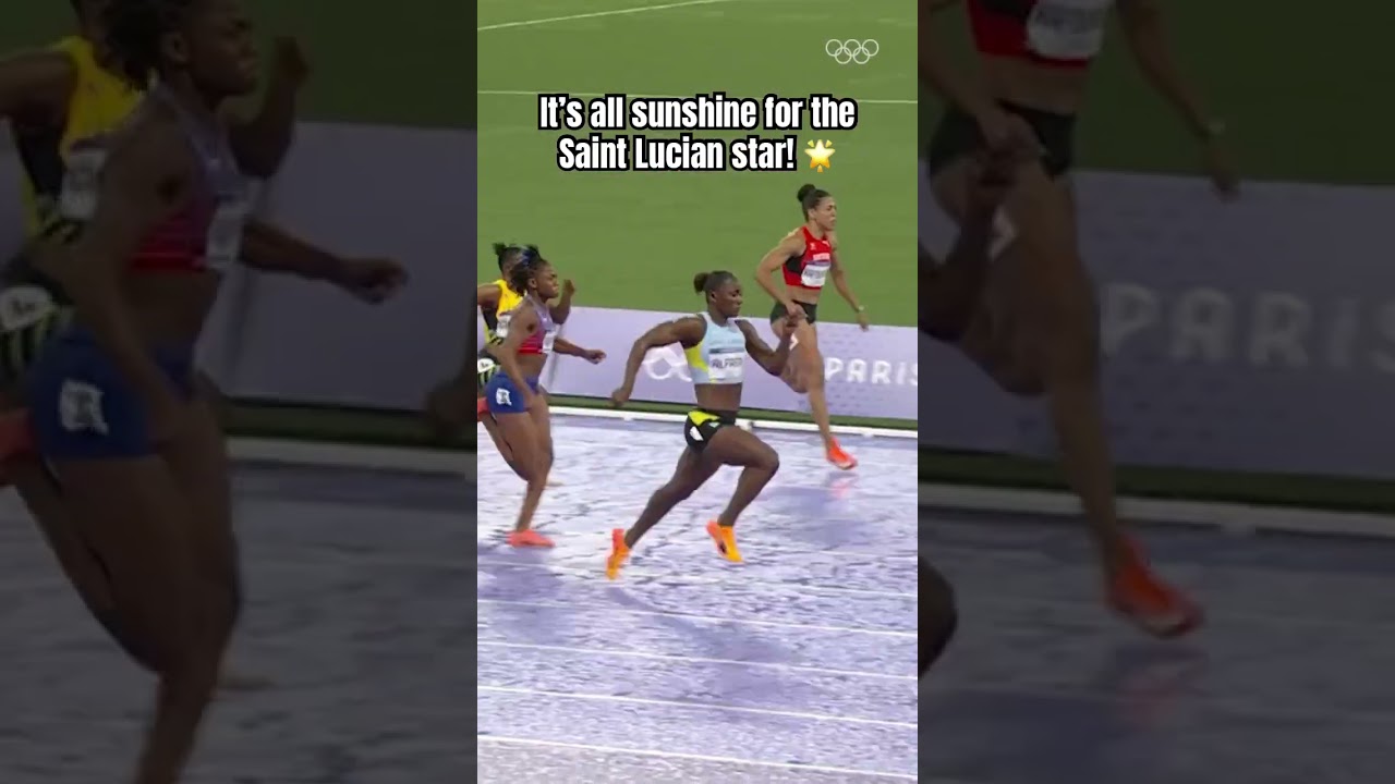 Julien Alfred making history with Saint Lucia’s first-ever Olympic medal! 🇱🇨🥇 #Paris2024 #Olympics Julien Alfred making history with Saint Lucia’s first-ever Olympic medal! 🇱🇨🥇 #Paris2024 #Olympics
