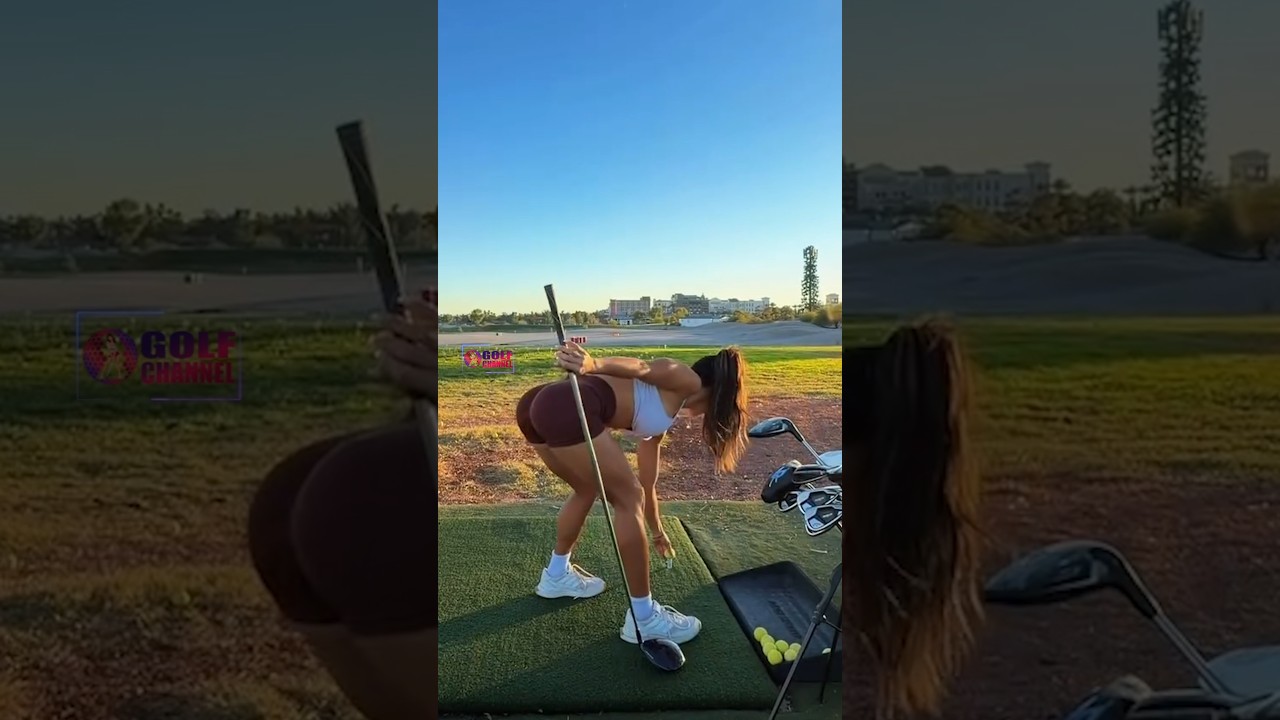 Amazing Golf Swing you need to see | Golf Girl awesome swing | Golf shorts | Michele Uemoto Amazing Golf Swing you need to see | Golf Girl awesome swing | Golf shorts | Michele Uemoto