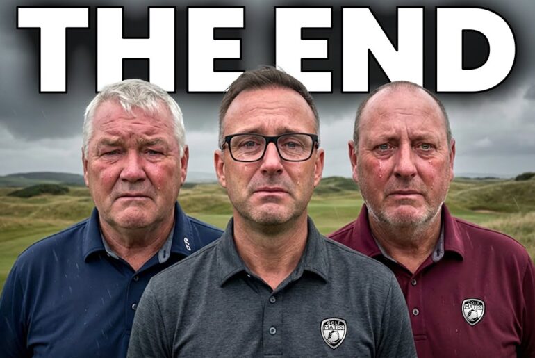 It's all over GOLF MATES!