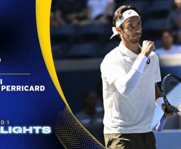 Lorenzo Musetti vs. Giovanni Mpetshi Perricard Highlights | 2025 US Open Round 1