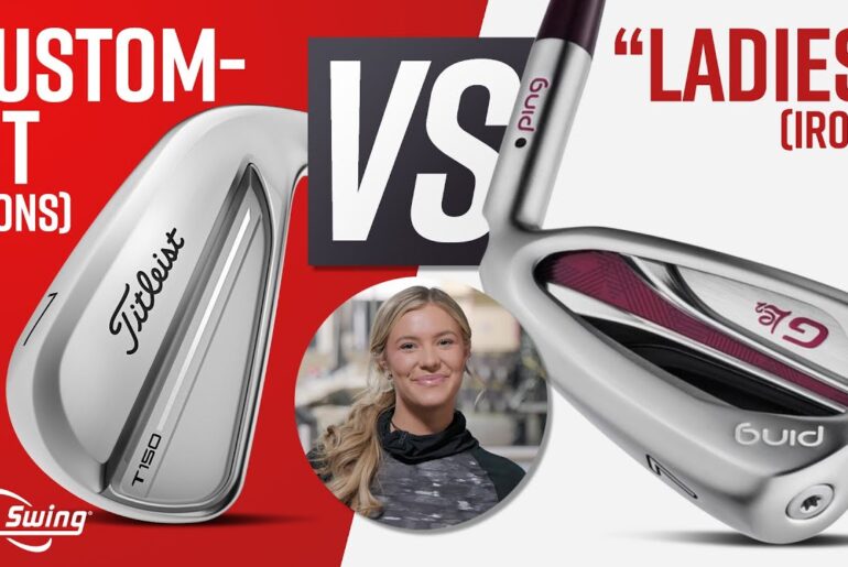 CUSTOM FIT vs LADIES GOLF IRONS w/ Emma Carpenter