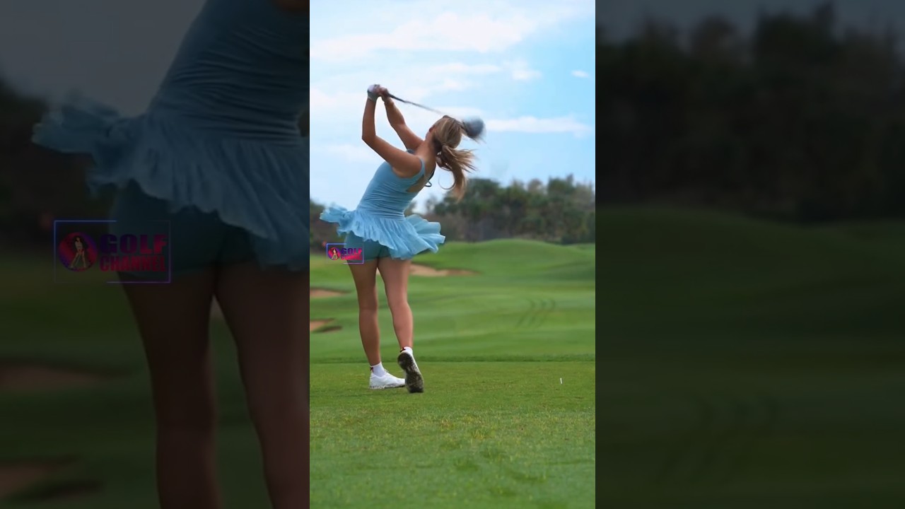 Amazing Golf Swing you need to see | Golf Girl awesome swing | Golf shorts | Sara Michelle Winter Amazing Golf Swing you need to see | Golf Girl awesome swing | Golf shorts | Sara Michelle Winter