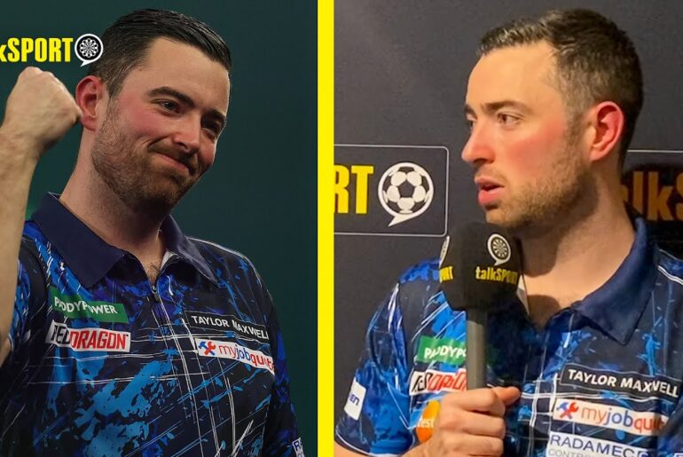 Luke Humphries REACTS to his win over Paul Lim at the PDC World Championships