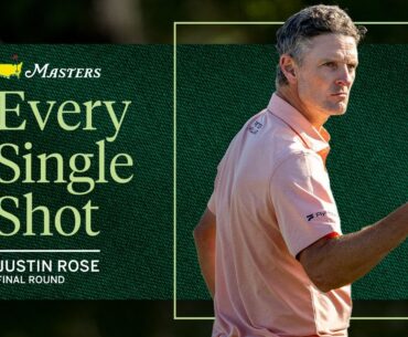 Justin Rose’s Final Round | Every Single Shot | The 2025 Masters