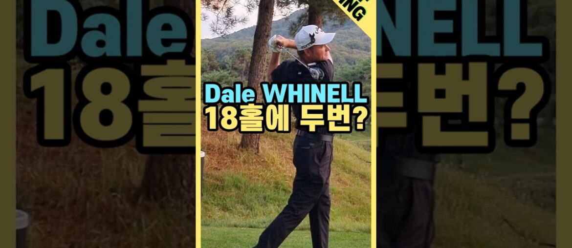 한라운드에 2번의 홀인원의 주인공 Dale Whitnell 하이브리드 스윙 - 파3는 과감하게~ 피니쉬까지 멋지게 마무리! 골프 아마추어분들 피니쉬는 이렇게~하세요~!