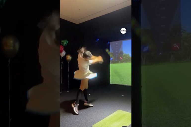 비거리 1등하고 기록도 세우고 선물도 받고 🤭😍 | 주니어 국가대표 상비군 김서아(seoah kim) #응원릴레이 #김서아2025