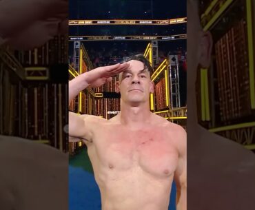 John Cena left it all in the ring. We can’t thank you enough, John. 😮‍💨 #SNME