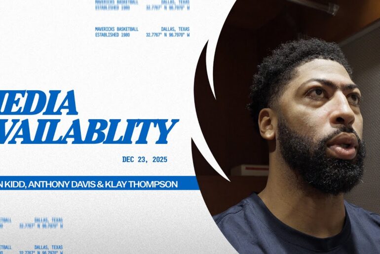 Jason Kidd, Klay Thompson, & Anthony Davis | Media Availability @ NOP | 12/22/25