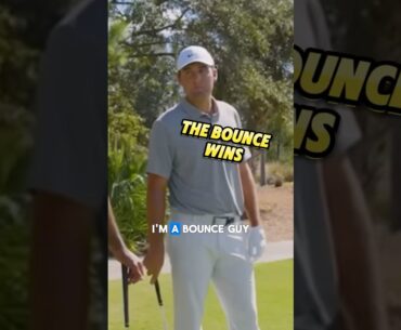 Tiger Woods & Scottie Scheffler on Bounce vs Leading Edge 👀 #golf #golftips #golfshorts