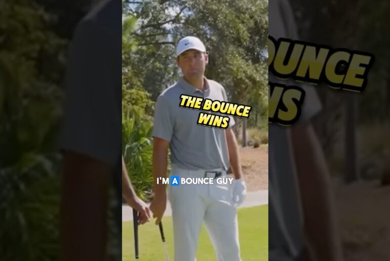 Tiger Woods & Scottie Scheffler on Bounce vs Leading Edge 👀 #golf #golftips #golfshorts