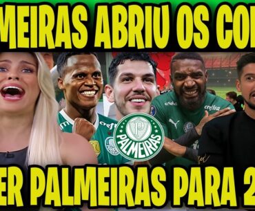JOGO ABERTO PALMEIRAS| RENATA FAN E CICINHO ANALISAM OS REFORÇOS DO PALMEIRAS! VERDÃO ABRIU  COFRES