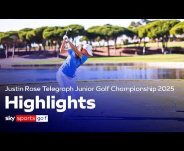 Justin Rose Telegraph Junior Golf Championship 2025 ⛳ | Highlights