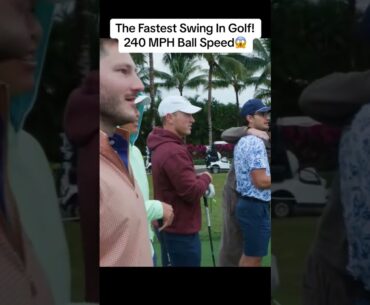 The Fastest Swing In Golf! 🤯⛳🚀