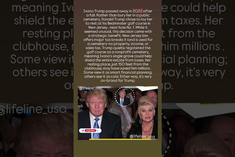 Trump’s Golf Course Burial Controversy 🇺🇸