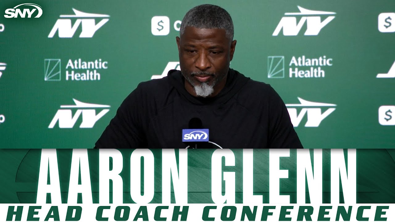 Aaron Glenn updates Justin Fields’ injury status, Breece Hall’s 1000-yards chase, playing Patriots Aaron Glenn updates Justin Fields' injury status, Breece Hall's 1000-yards chase, playing Patriots