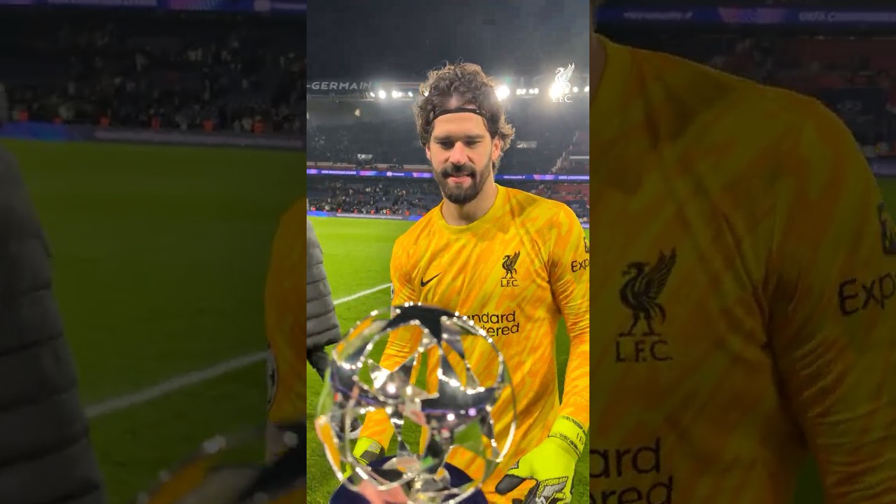 Alisson, Champions League Player of the Match π Alisson, Champions League Player of the Match π