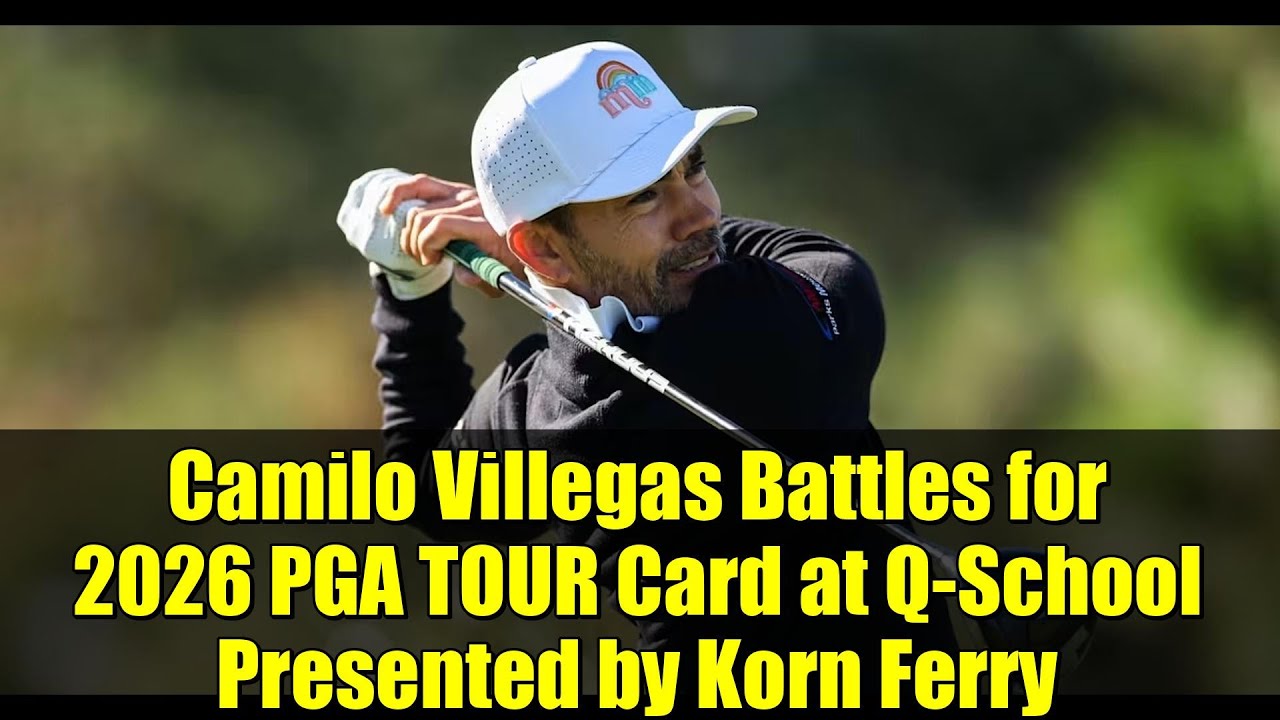 Camilo Villegas Battles for 2026 PGA TOUR Card at Q-School Presented by Korn Ferry Camilo Villegas Battles for 2026 PGA TOUR Card at Q-School Presented by Korn Ferry